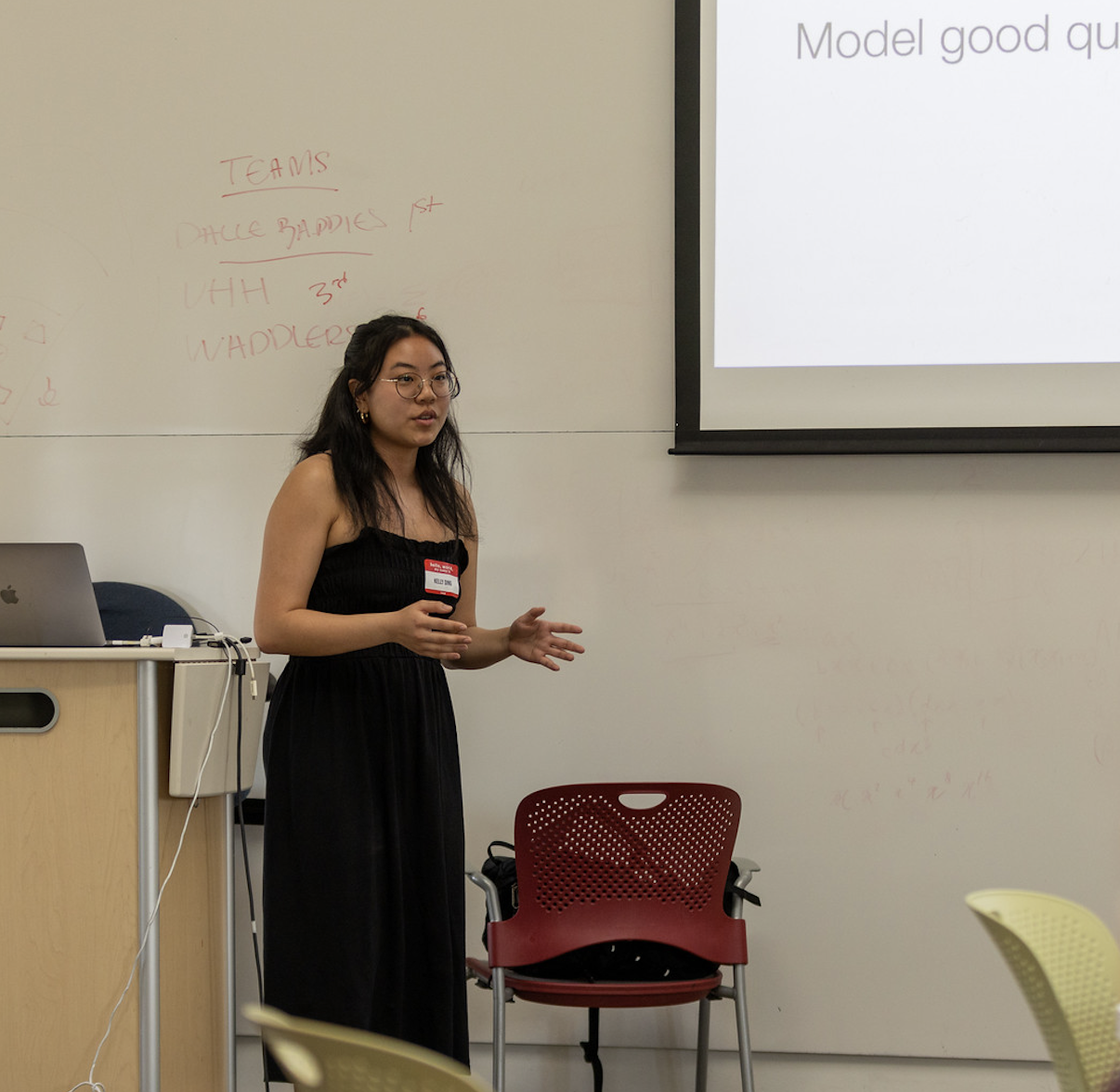 Kelly teaching